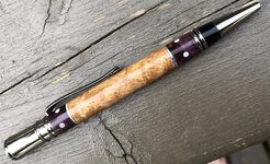 Executive with Willow Burl and aluminum accents.jpg