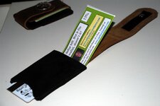 Wallet - 7-13-10 Black w Brown Strap Open A+.jpg
