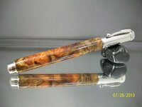 Gran Torino Rhodium Rollerball Amboyna Burl2.JPG