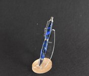 Slimline PRO EDC Click chrome blue damascus Nick 1.JPG