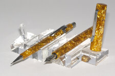Yellow marble pen and pencil -2.jpg
