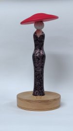 Lady in Red Wig Stand.jpg