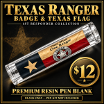 Texas Ranger Resin Pen Blank — $12.png Texas Ranger Resin Pen Blank — $12.png