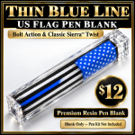 Thin Blue Line resin pen blank.png Thin Blue Line resin pen blank.png