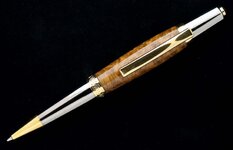 Corrugata Burl Wood on Elegant Wall Street II_1.jpg