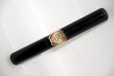 Pens - 2-7-11 Ebony Cigar Traditional Roller Ball Clipless.jpg