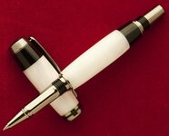 Black and White Segmented Black Ti Navigator Rollerball_2.jpg