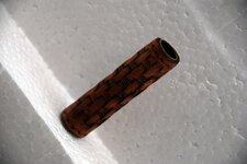 Pens - 4-8-11 Justin leather tube after gluing 2.jpg