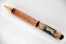 Pens - 2-2-11 Cork Duck Birdseye Maple.jpg
