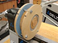 Installed in Doughnut Chuck and Removed Tenon and Made a Foot (Medium).JPG