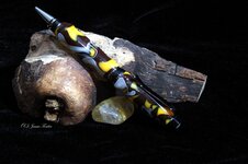 University of Wyoming Black Titanium Cigar.jpg