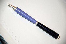 Pens - 3-23-12 #51  Acrylic polymer and alumina trihydrate-Blue and Purple 2.jpg