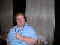 Mary proud of her pen.jpg