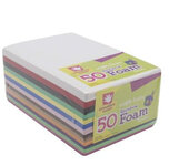 Amazon.com Foam-Sheets 5-12-Inch-by-8-12-Inch, 50-Pack, Rainbow Colors Arts, Crafts & Sewing - G.jpg