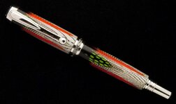Mixed Feathers Orange and Green_3.jpg