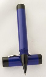 Custom Blue and Black Ebonite Rollerball _6.jpg