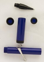 Custom Blue and Black Ebonite Rollerball _8.jpg