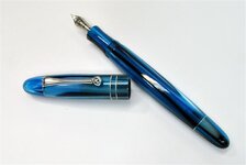 BlueBlack Stripes Custom FP 010 (Small).JPG
