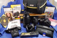 Nikon D40 DSLR and Extras.jpg