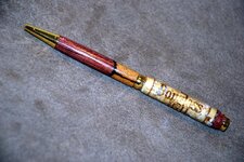 Pens - 3-13-13 Douglas Hill Wine Cork Purple heart over Zebrawood #214.jpg Pens - 3-13-13 Douglas Hill Wine Cork Purple heart over Zebrawood #214.jpg