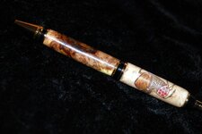 Pens - 5-3-13 Turnbull Wine Cork over Texas Mesquite Burl 1.jpg