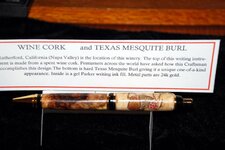 Pens - 5-3-13 Turnbull Wine Cork over Texas Mexquite Burl 4.jpg