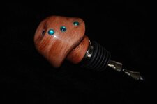 Bottle Stopper - 5-15-13 Red Wood Mushroom Shape.jpg