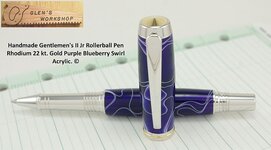 IMGP4380 Etsy handmade Gents II Jr rollerball rhodium gold blueberry swirl acrylic 800.jpg