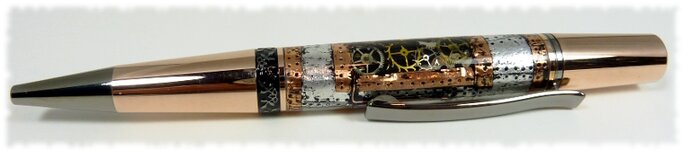 Steampunk Aero Rose Gold & Black Ti Copper Trim and 2 gear panels 6 SP10.jpg