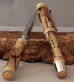 Spalted Hackberry Majestic Fountain Pen & Letter opener2.jpg