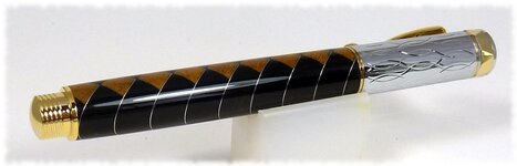 Electra Segmented African Blackwood - Yellow Heart - Alum Inlays 2.jpg