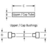 (B&T) Arizona Silhouette Bushings and Tubes - Revised: 7-2-2023