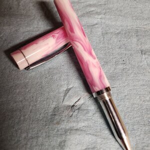 Pink swirls