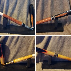 Pool cue rollerballs