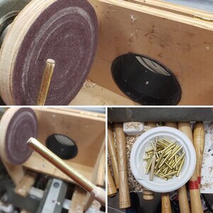Scuffing MANY Brass Tubes