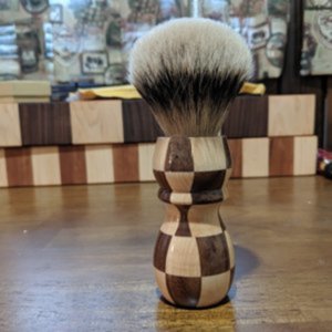 Chess themed shaving brush