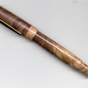 Figured Walnut and Maple Burl