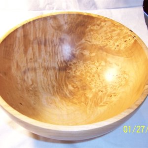 Maple Burl Bowl