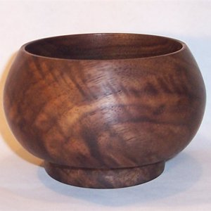 Figured Walnut bowl