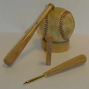 Baseball bat styled pen