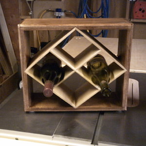 Wine rack.
