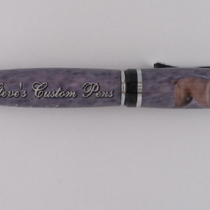 Company pen with my dog on it.