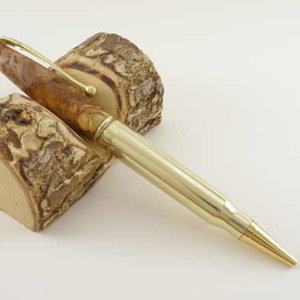 Euc burl 30-06 rifle casing pen