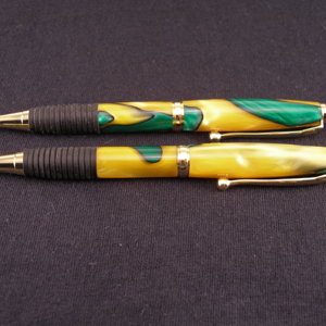 Green and Gold Soft grip set.