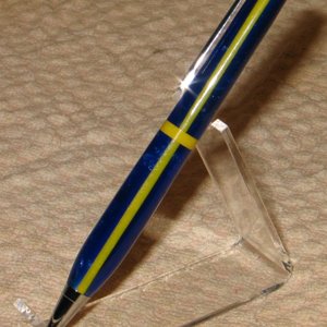 Swedish Flag Segmented Slimline (Chrome)