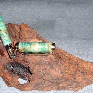 Home dyed Maple burl