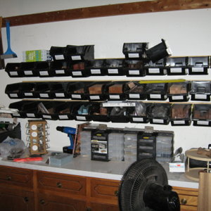 Pen Blank Storage System