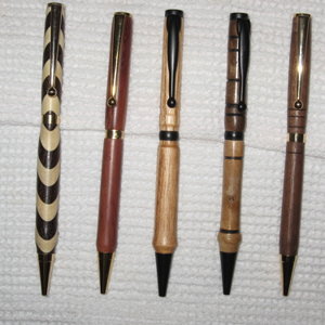 An assortment of Slimline pens