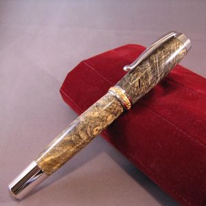 Buckeye Burl Statesman fountain pen