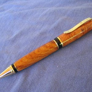 Cigar Pencil with Amboyna Burl